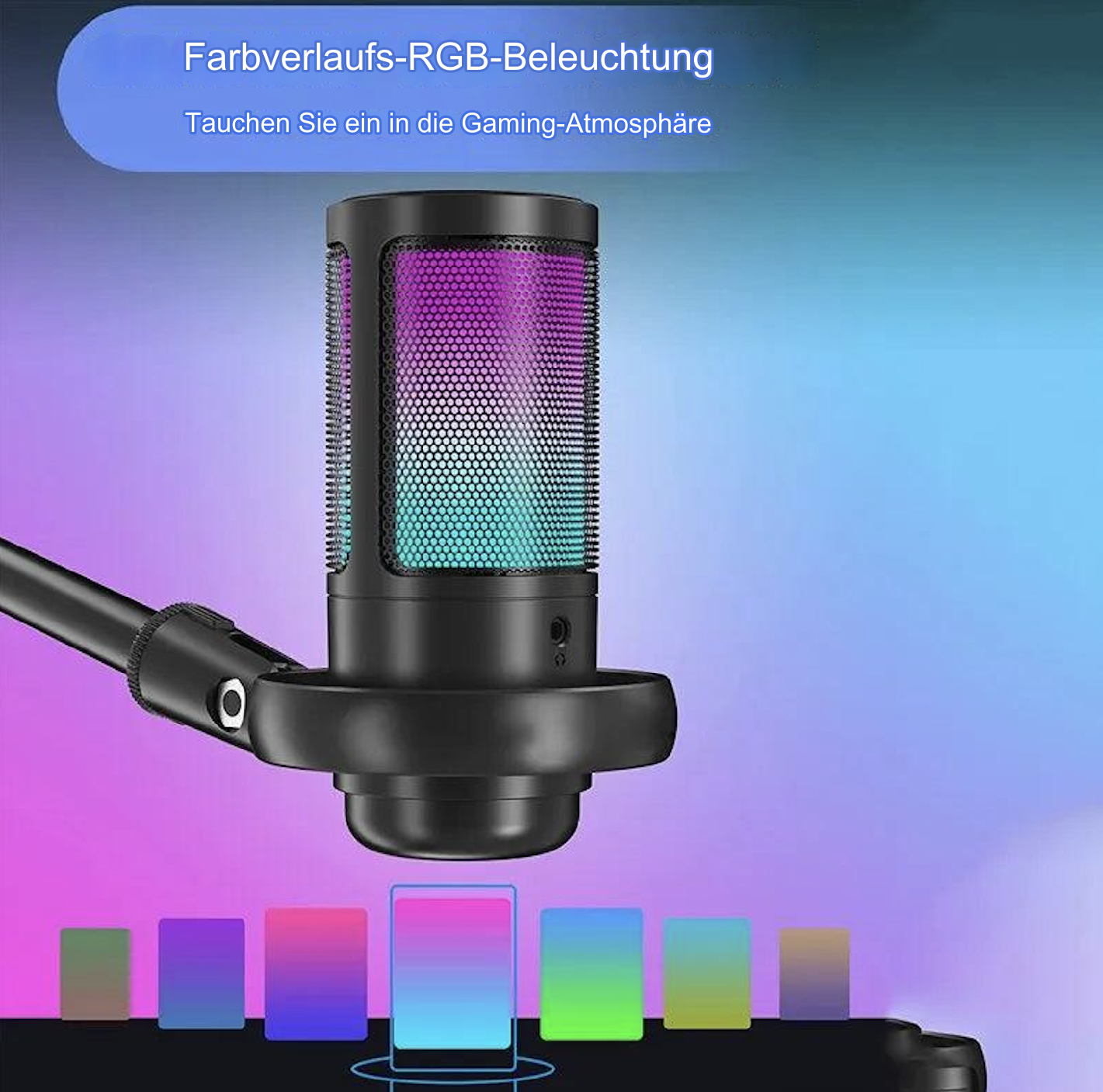 Professional Gaming Microphone RGB