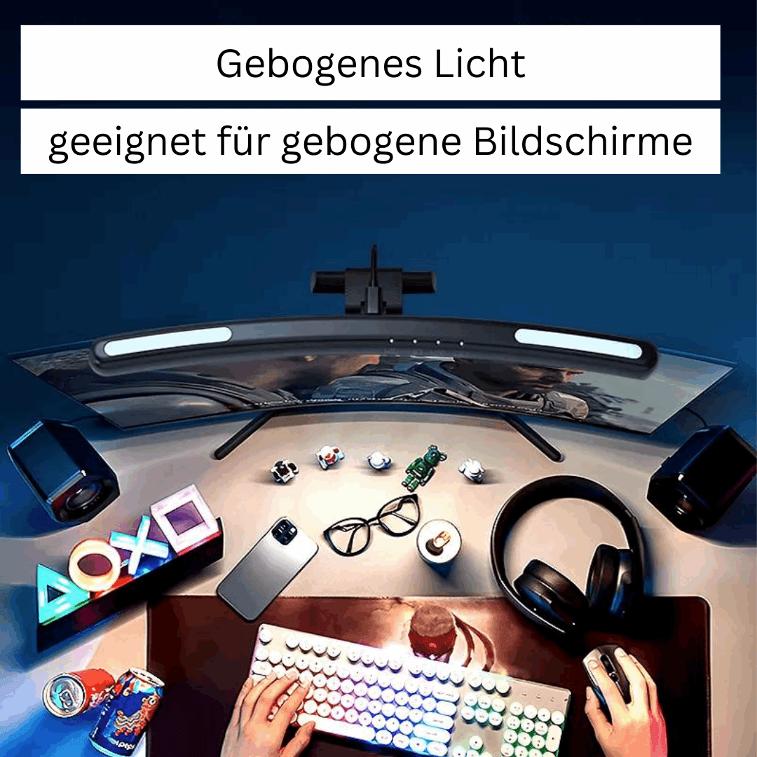 RGB-LED-Bildschirmleiste für Curved Gaming Monitore