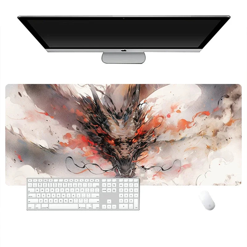 Mouse pad with Japanese cherry blossom design