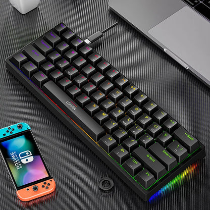 Programmable gaming keyboard with detachable cable 