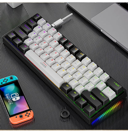 Mechanische Gaming Tastatur mit abnehmbarem Kabel