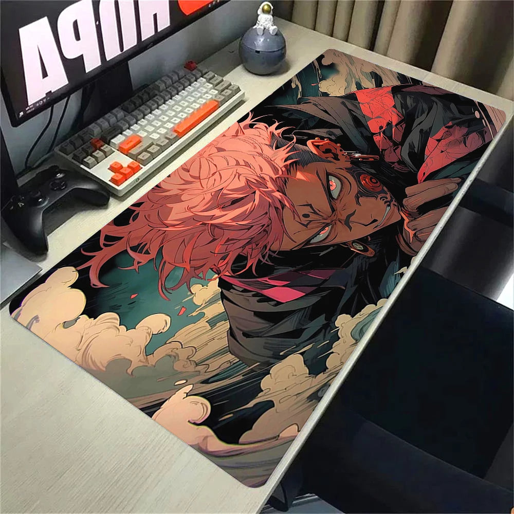 Mouse pad with Japanese cherry blossom design