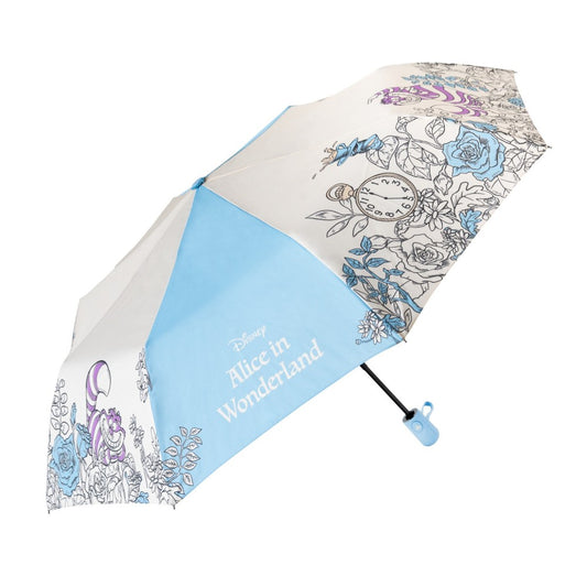 Disney Alice im Wunderland Regenschirm – Faltbar & Automatik (Ø 100 cm)