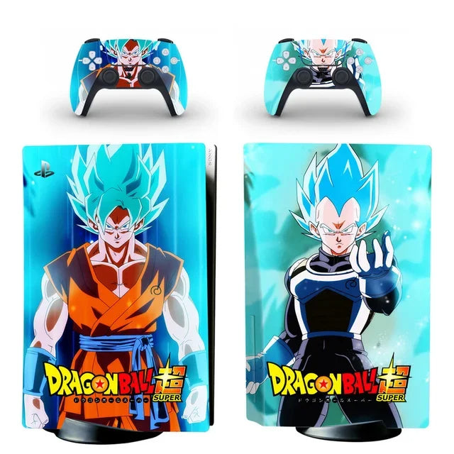 PS5 Aufkleber Skin mit Dragon Ball Motiv