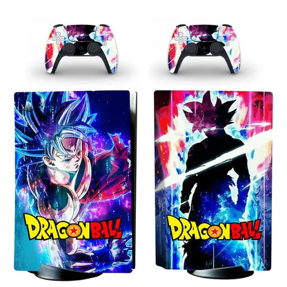 PS5 Aufkleber Skin mit Dragon Ball Motiv