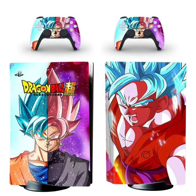 PS5 Aufkleber Skin mit Dragon Ball Motiv