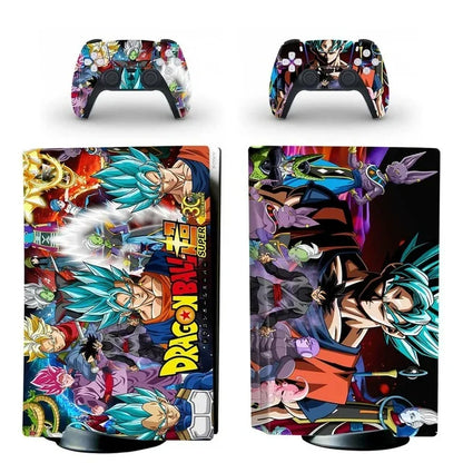 PS5 Aufkleber Skin mit Dragon Ball Motiv