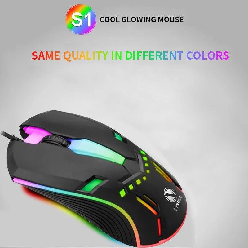 RGB gaming mouse wired