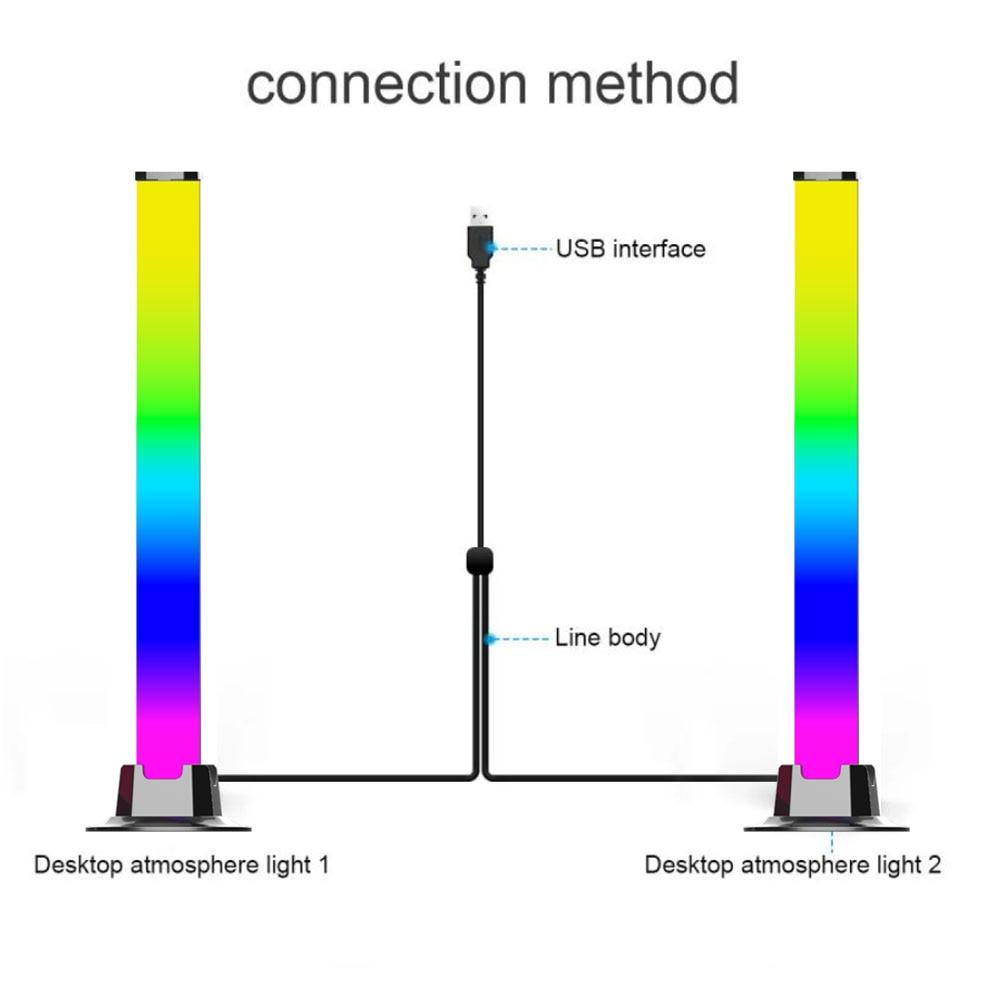 Rhythm LED ambient lamp with app control