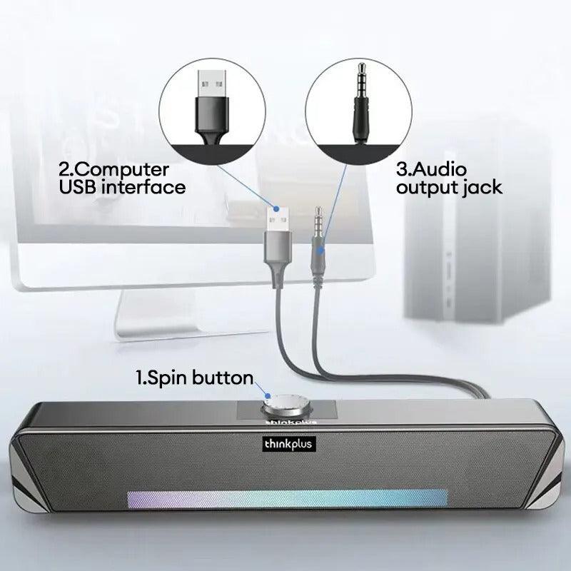 Lenovo USB und Bluetooth 5.0 Lautsprecher