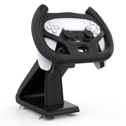 Racing steering wheel for PS5 controllers