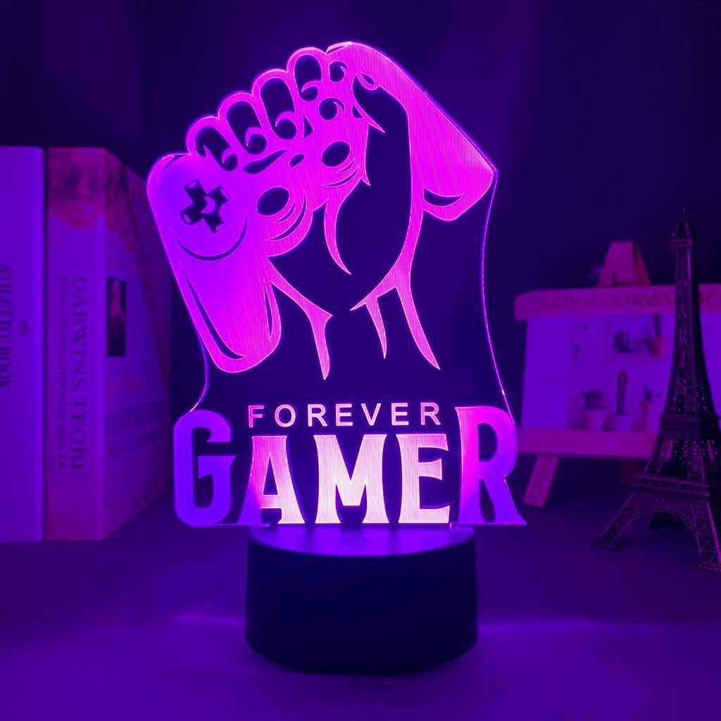 3D Gaming Lampe mit Farbsteuerung