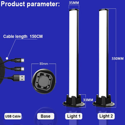 Rhythm LED ambient lamp with app control