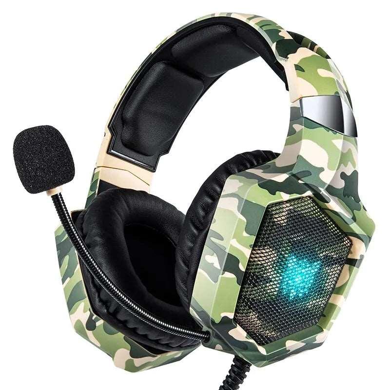 Gaming Headset mit leuchtendem Symbol