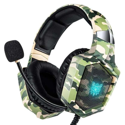 Gaming Headset mit leuchtendem Symbol