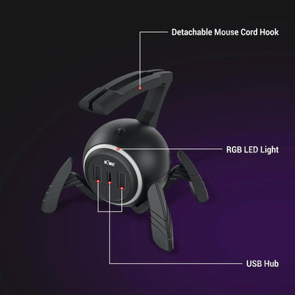 Mouse Bungee with 3 USB ports RGB