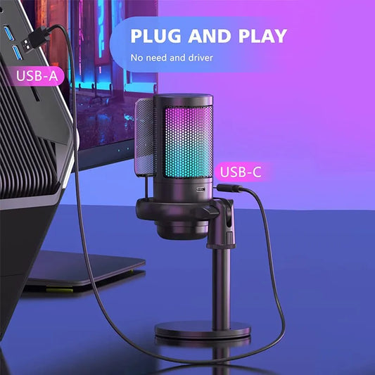 Professional Gaming Microphone RGB