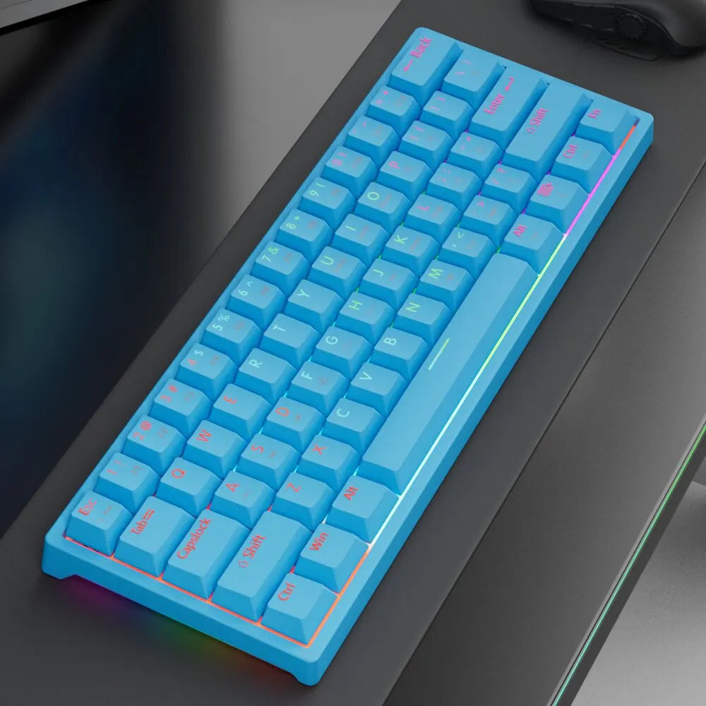 Kompaktes RGB Mechanical Keyboard für echte FPS-Gamer 60%
