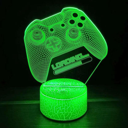 3D Gaming Lampe mit Farbsteuerung