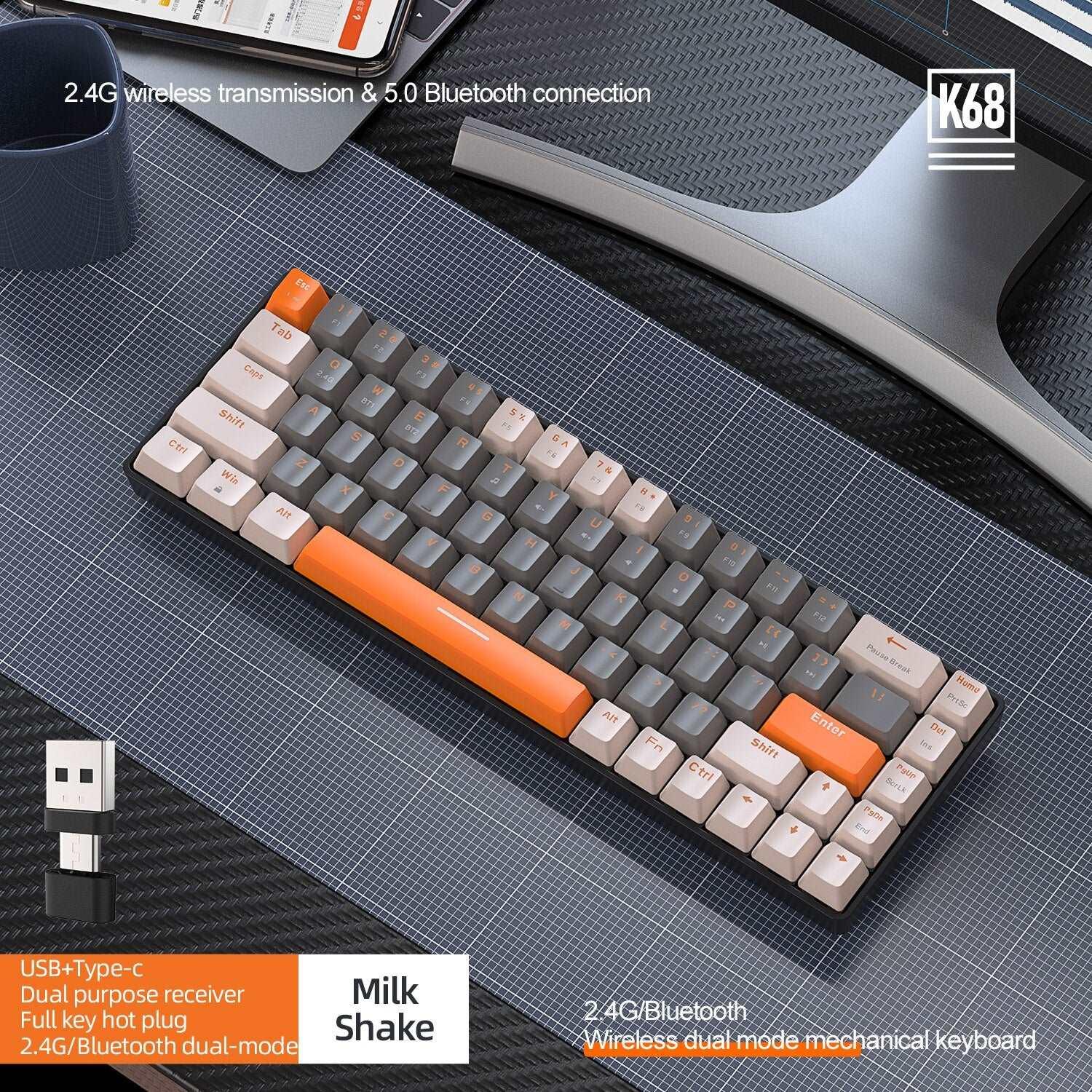 Drahtlose mechanische Gaming Tastatur