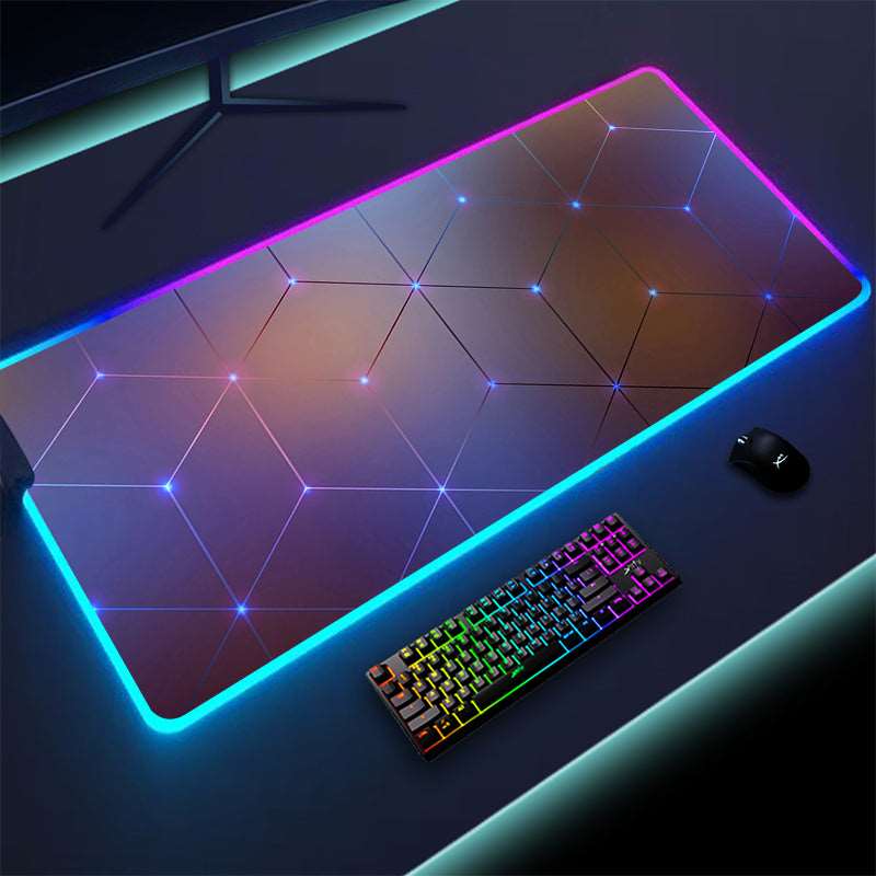 LED mouse pad with a futuristic design – Gaming Zone