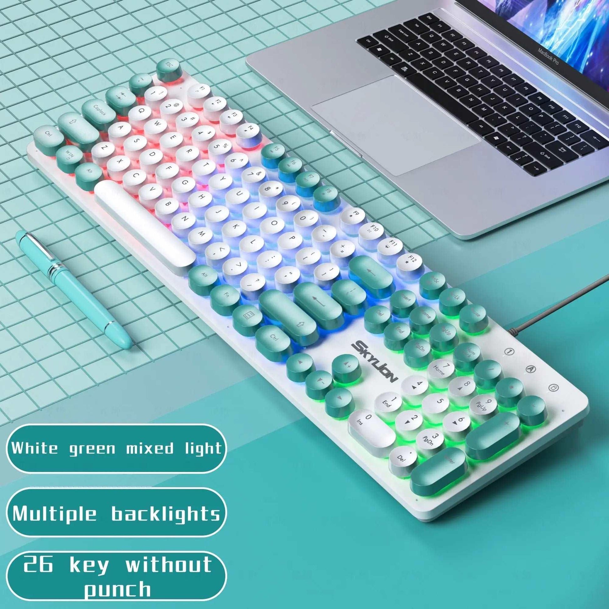 Leuchtende Gaming Tastatur