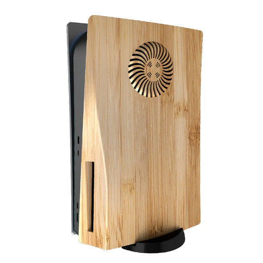 PS5 console cover in wood look for disk version
