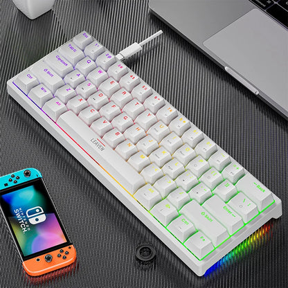 Mechanische Gaming Tastatur mit abnehmbarem Kabel