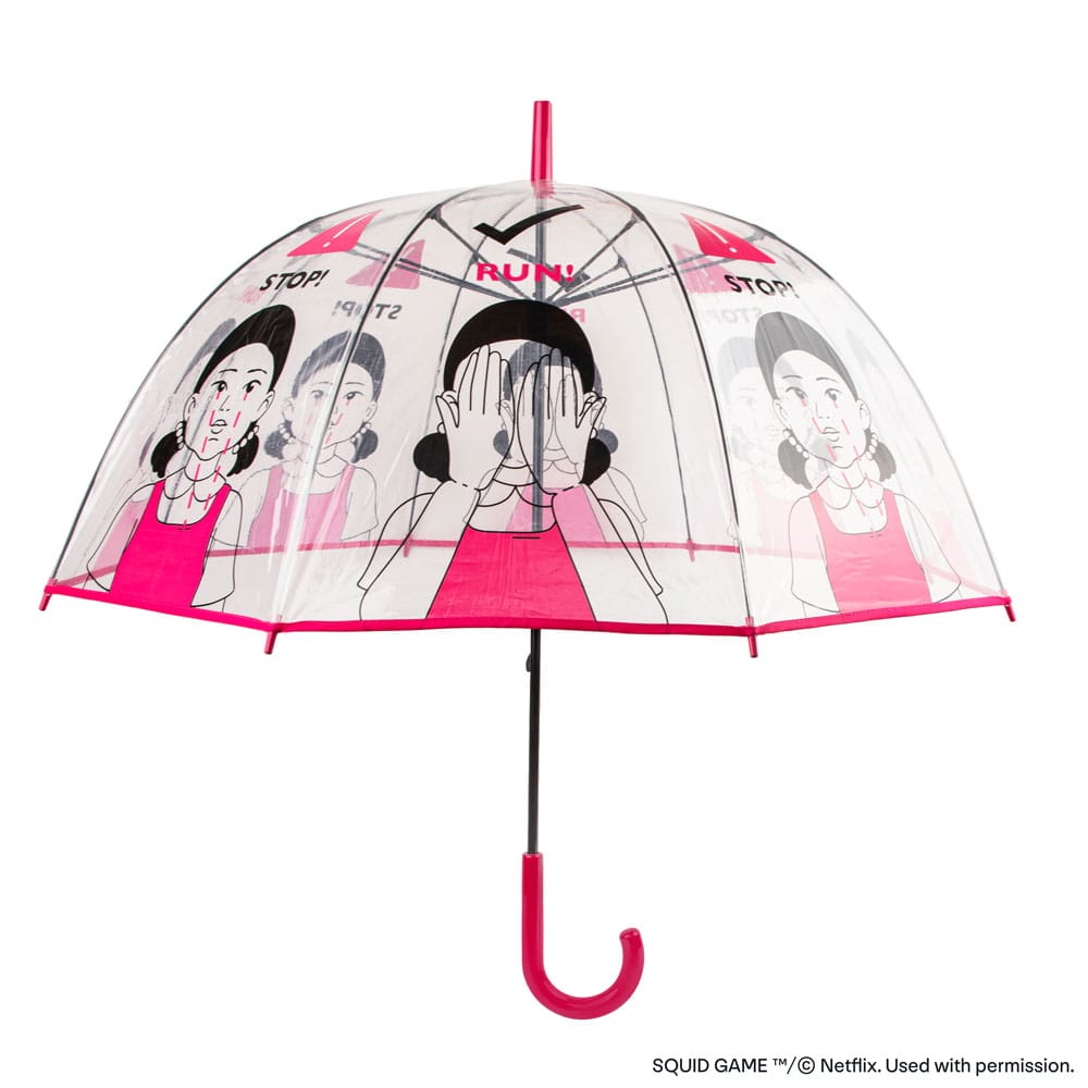 Squid Game Regenschirm – „Red Light, Green Light“ (Ø 121 cm)