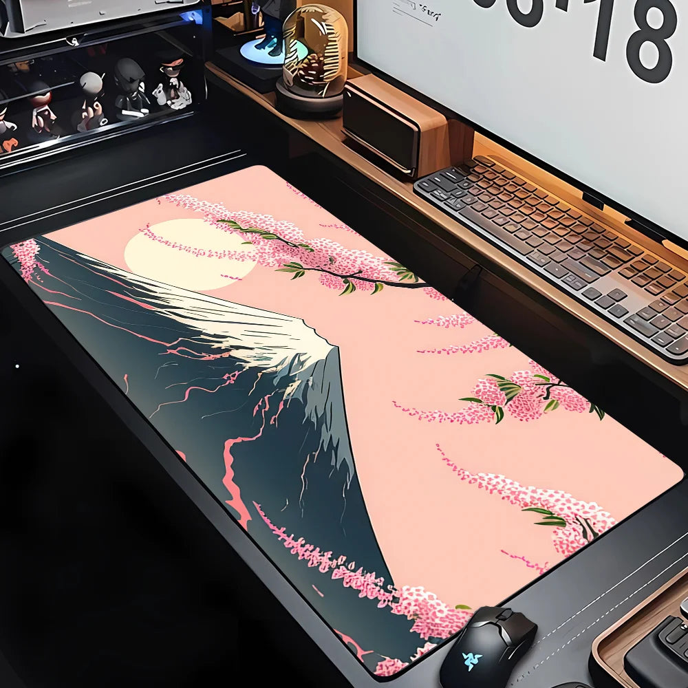 Gaming Mousepad - Mount Fuji X Sakura Design