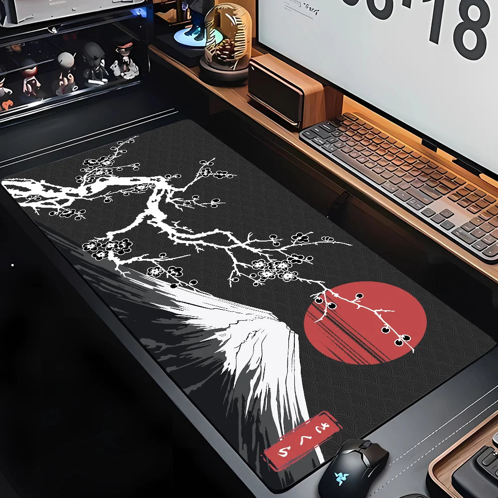 Gaming Mousepad - Mount Fuji X Sakura Design
